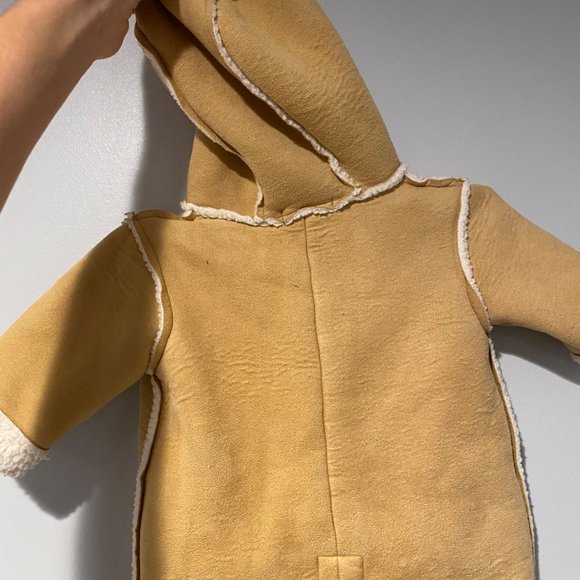 Simply Basic Baby Bear Fun size 3/6 Month kids onesie with teddy lining - Picture 8 of 8